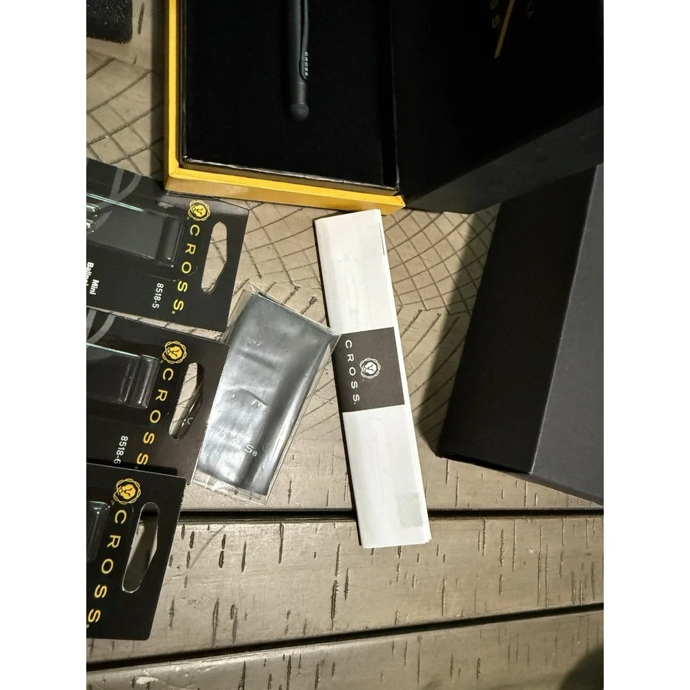 CROSS TECH3+ Satin Black Multi Function Pen Stylus + 3 Refills‎